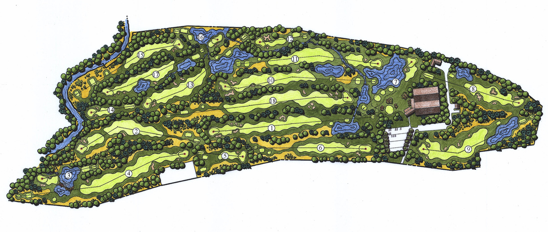 Golf Course Layout  at Pine Grove Health & Country Club Camillus, NY